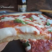 Pizza margherita al forno con mozzarella di bufala - Tappa 1