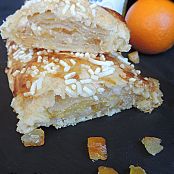 Rotolo di sfoglia alla marmellata e arancia candita - Tappa 1