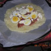 TORTINO SALATO CON PASTA BRISEE' DI SEMOLA FARCITO