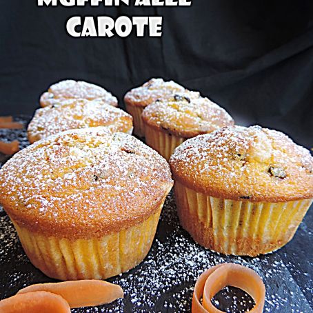 Muffin alle carote e cioccolato (senza burro)