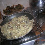 FETTUCCINE RIGATE FATTE IN CASA AI FUNGHI - Tappa 1