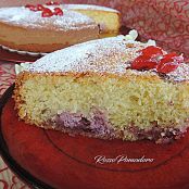 Torta nua con yogurt e marmellata di ciliegie - Tappa 1
