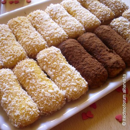 Pavesini con nutella e cocco