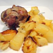 Fagottini
di pollo con patate arrosto