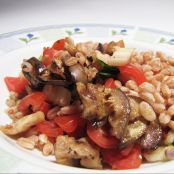 Insalata di farro alle melanzane