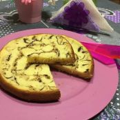 Ciambella marmorizzata cotta in padella