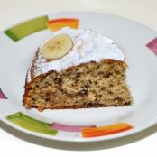 Torta di banane e cioccolato