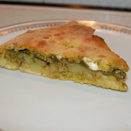 PIZZA PATATE E PESTO