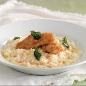 Risotto con pesce persico