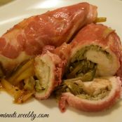 Involtini Ripieni di Carciofi con Glassa al Miele - Tappa 3