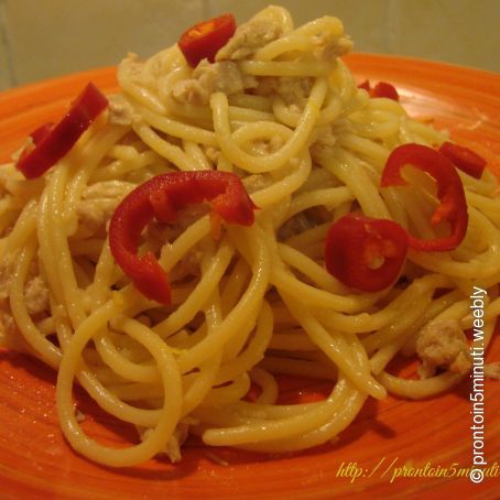 Spaghetti tonno e limone