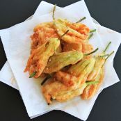 fiori di zucca in pastella