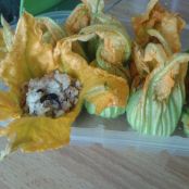 Fiori di zucca ripieni di cozze - Tappa 3