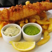 FISH AND CHIPS AND FISH CAKE