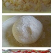 Focaccia di patate con lievito madre ai pomodori pachino - Tappa 2