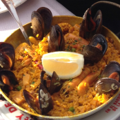 Paella de marisco