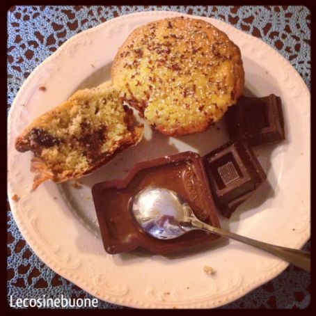 Muffin al farro e nutella