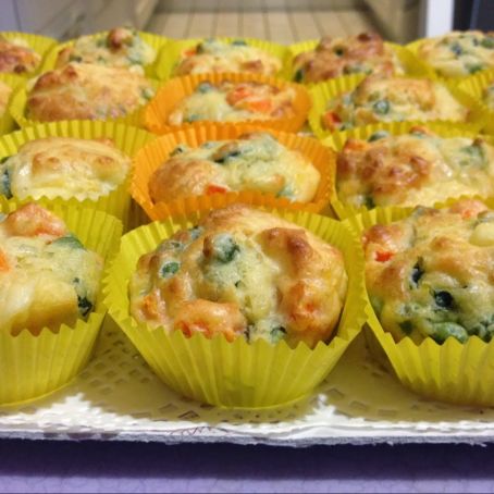Muffin verdure e yogurt