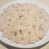 Risotto al salmone e crescenza