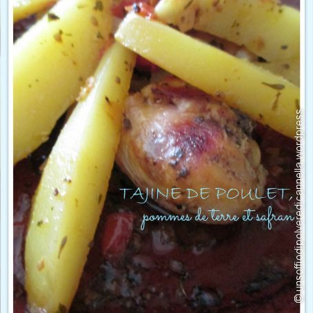 TAJINE DE POULET, POMMES DE TERRE ET SAFRAN