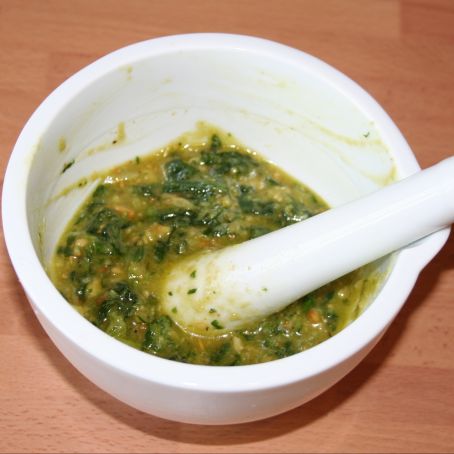 Pasta al pesto alla trapanese