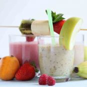 Frullato mela, banana e cannella