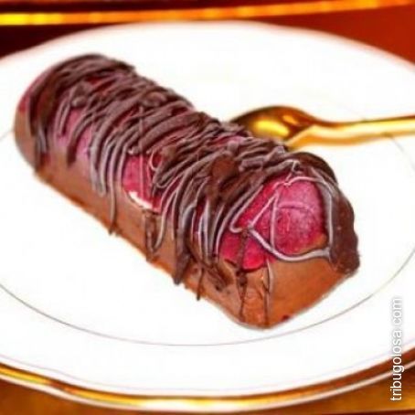 Tronchetto Di Natale Semifreddo.Tronchetto Di Natale Cioccolato E Frutti Rossi 4 9 5