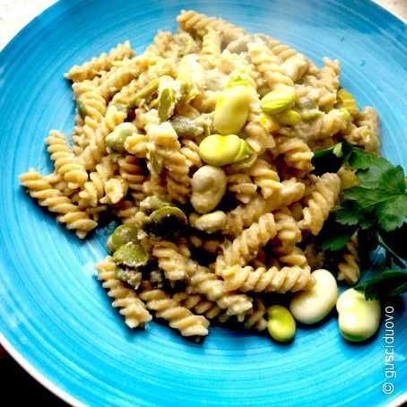 Fusilli Integrali in Pesto di Fave