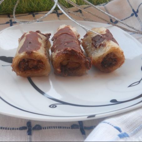 Baklava con cocco, mele e fichi secchi