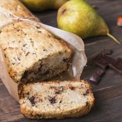 Plumcake alle pere e gocce di cioccolato