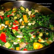 Verdure contadine al forno, ghiveci cu legume, rumeno - Tappa 1