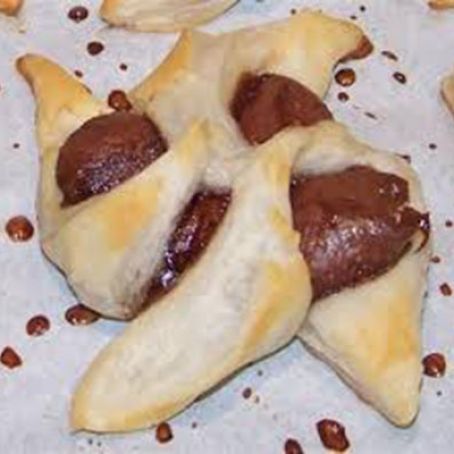 Girandole di sfoglia, nutella e cocco