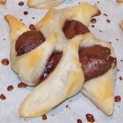 Girandole di sfoglia, nutella e cocco