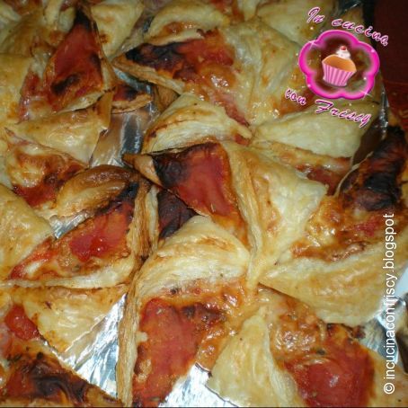 Girandole salate di pasta sfoglia