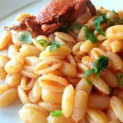 Gnocchetti sardi con sugo di granchi