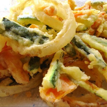 Gran fritto di verdure in pastella