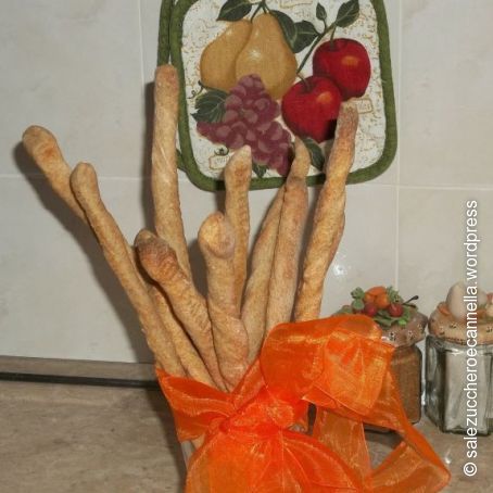 Grissini integrali con lievito madre