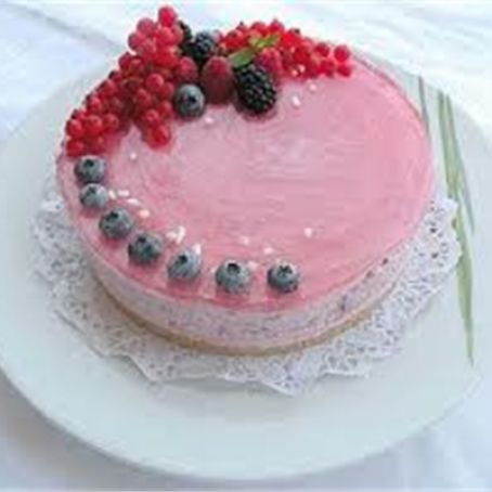 Torta fredda ai frutti di bosco