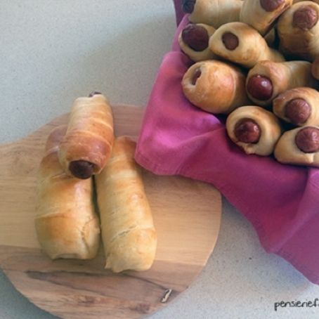 Hot Dogs con la pasta Danubio