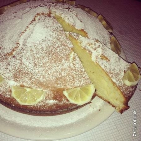 Torta al limone con Crema delicata di limone