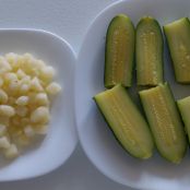 Zucchine ripiene patate e tonno - Tappa 1
