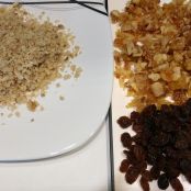Torta veloce alla frutta secca - Tappa 1