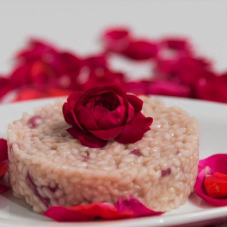 14 FEBBRAIO (risotto ai petali di rosa)
