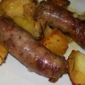 Salsiccia con patate al forno