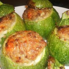 Zucchine ripiene di carne