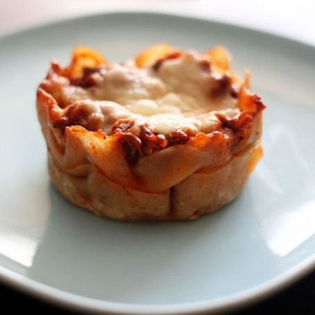 Lasagna cupcake
