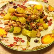 Polpo con olive e patate