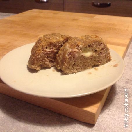 Polpettone farcito con prosciutto e taleggio
