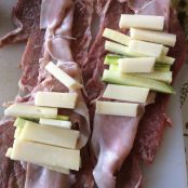 Involtini di carne con prosciutto e formaggio - Tappa 1