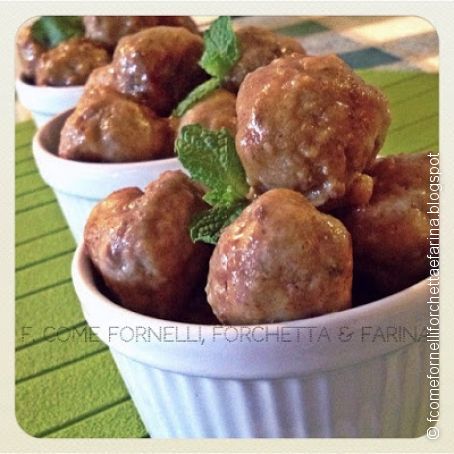 Polpette in umido alla menta